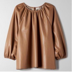 Wilfred Vegan Leather Top